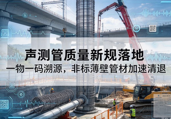 平邑声测管质量新规落地，一物一码溯源，非标薄壁管材加速清退